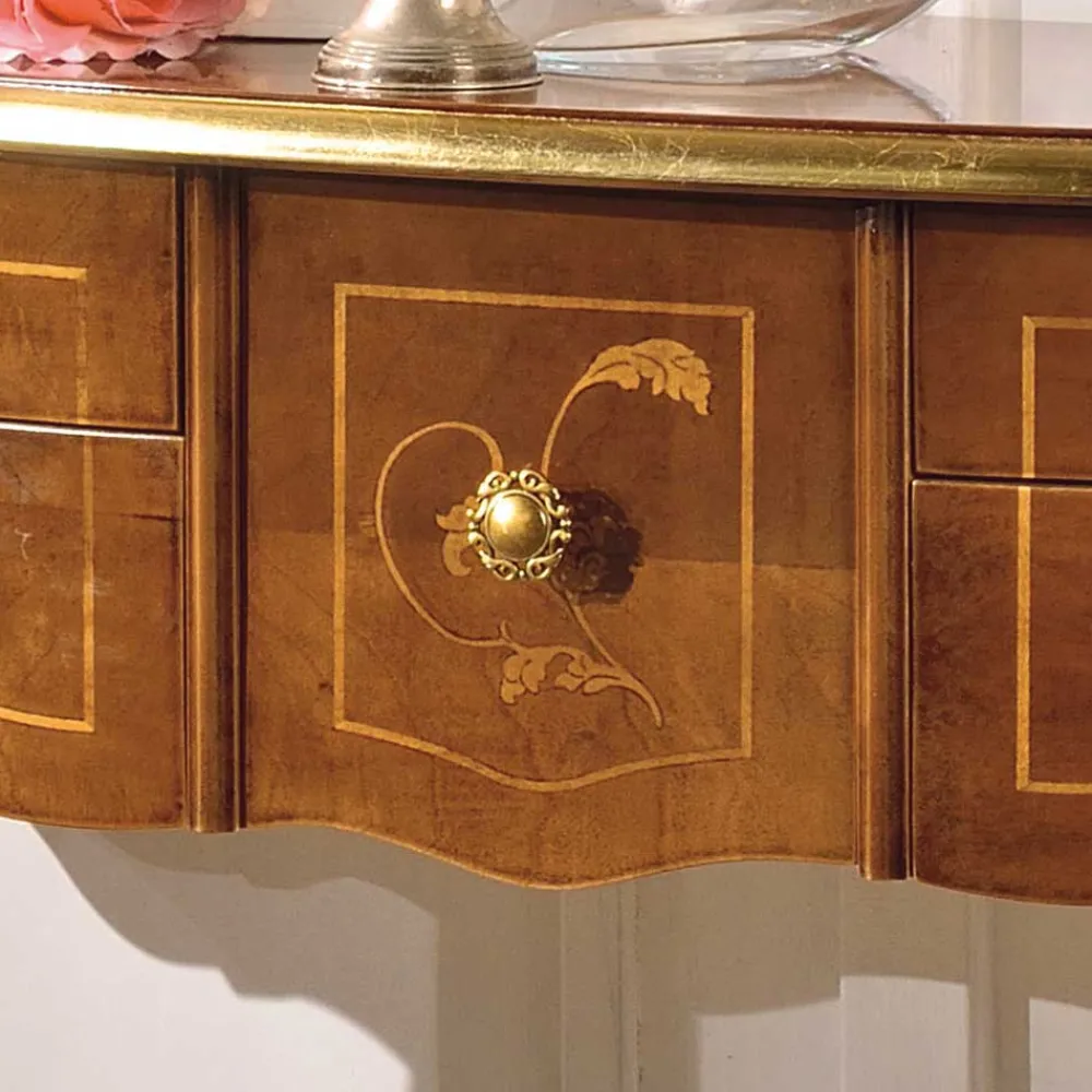 Wohnen Konsolentisch mit fünf Schubladen - Carlenna