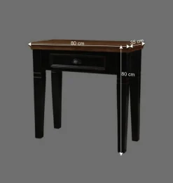 Wohnen Telefontische*Konsolentisch Sentiments in Schwarz