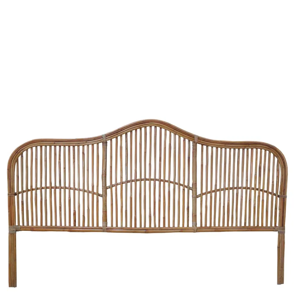 Wohnen Kopfteil aus Rattan in Natur - Teako