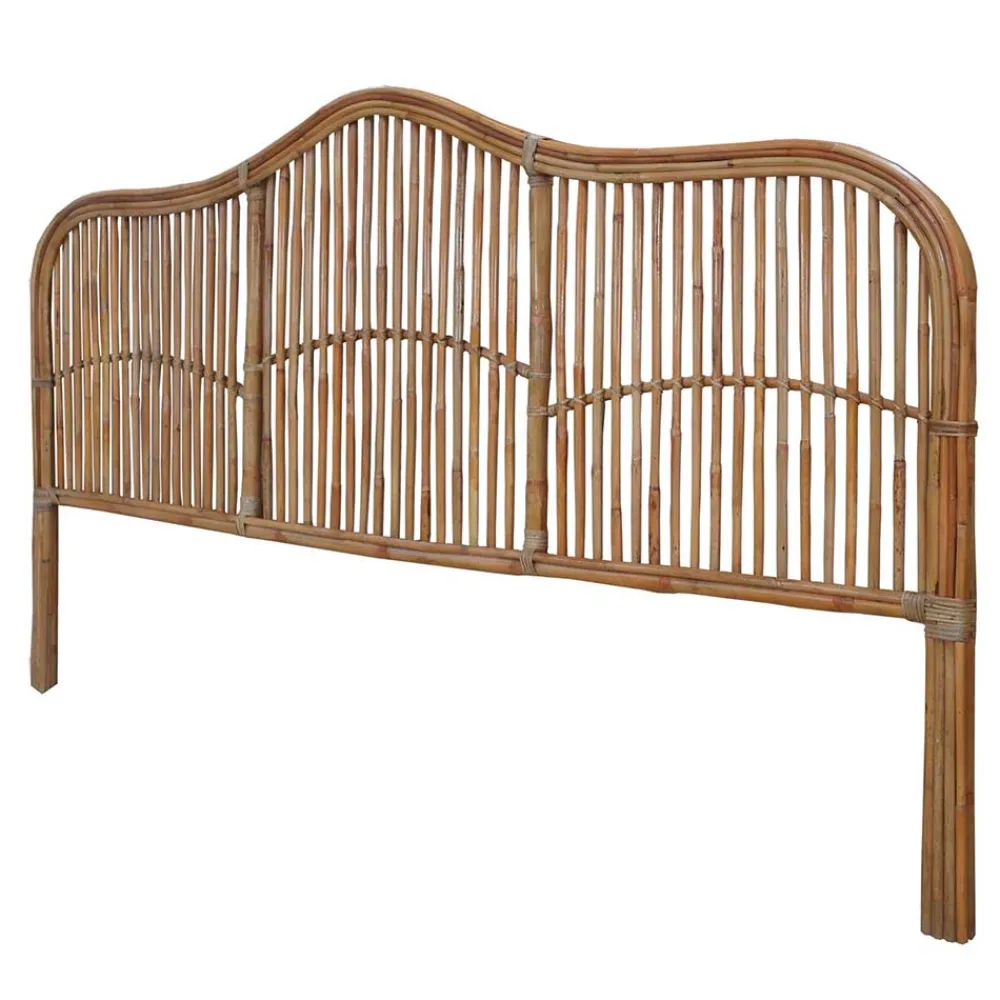 Wohnen Kopfteil aus Rattan in Natur - Teako