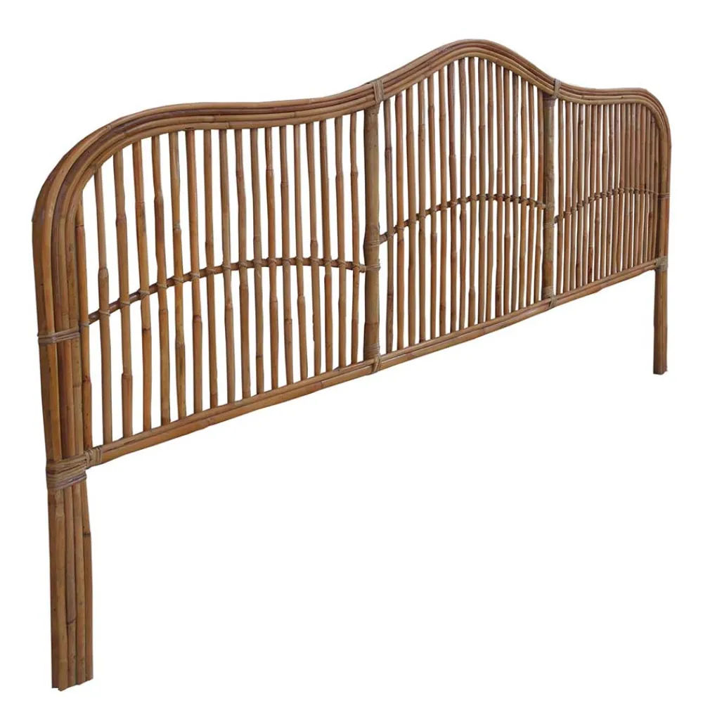 Wohnen Kopfteil aus Rattan in Natur - Teako