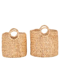 Wohnen Rattanmöbel*Körbe mit Henkeln Set - Orsidio (2er Set)