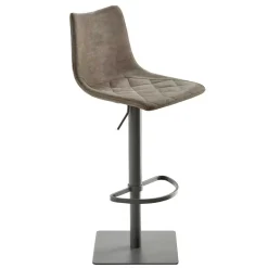 Wohnen Kunstleder Barstuhl in Schlammfarben - Viadura