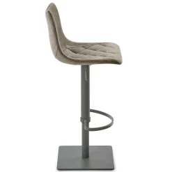 Wohnen Kunstleder Barstuhl in Schlammfarben - Viadura