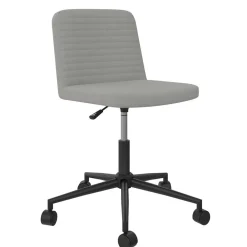 Wohnen Kunstleder Bürostuhl in Grau - Ecero