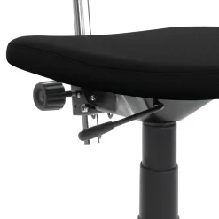 Wohnen Kunstleder Bürostuhl in Schwarz - Mira