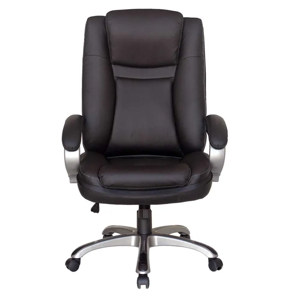 Wohnen Bürostühle*Kunstleder Chefsessel klassisch in Schwarz - Jarne