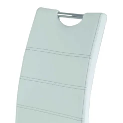 Wohnen Küchenstühle|Esszimmerstühle*Kunstleder Esszimmer Stühle in Weiß - Mengiz (Set)