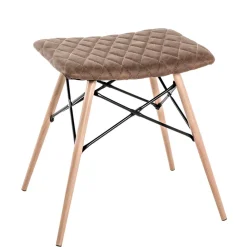 Wohnen Barhocker|Hocker*Kunstleder Hocker im Skandi Design - Arianno