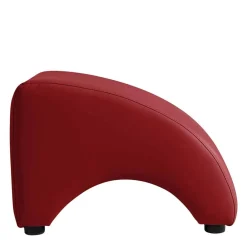 Wohnen Kunstleder Hocker in Rot - Systrem