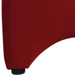 Wohnen Kunstleder Hocker in Rot - Systrem