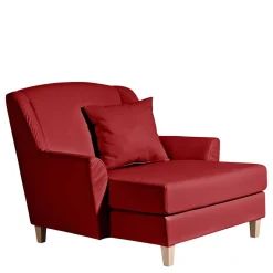 Wohnen Kunstleder Megasessel in Rot - Pulnion