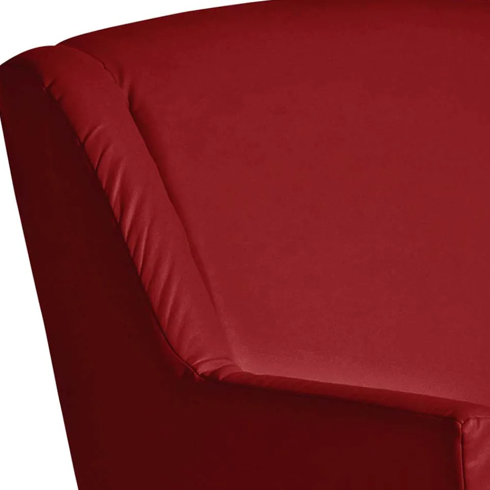 Wohnen Kunstleder Megasessel in Rot - Pulnion