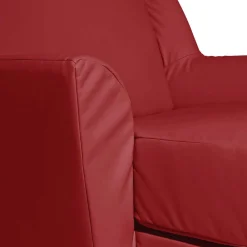 Wohnen Kunstleder Megasessel in Rot - Pulnion