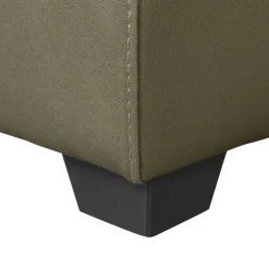 Wohnen Kunstleder Polsterhocker 88x40x64 cm - Olterva