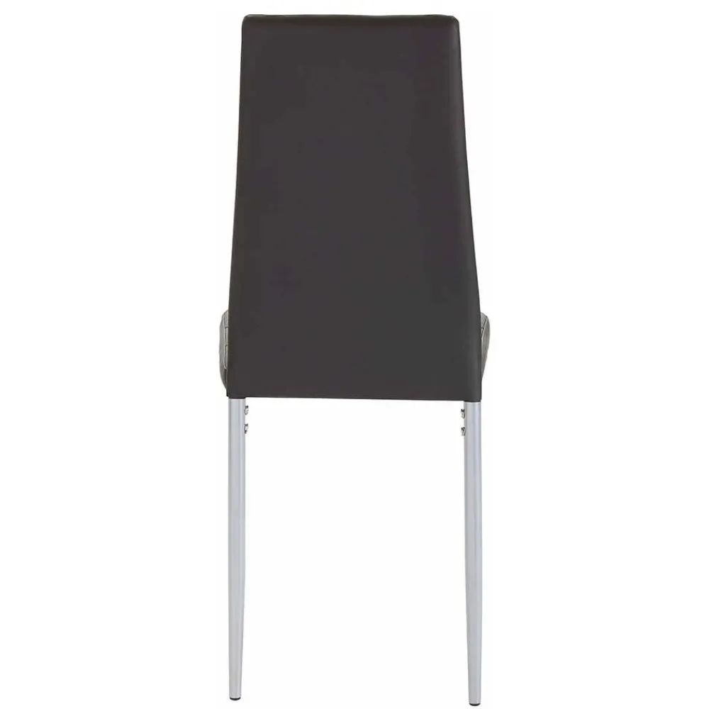 Wohnen Küchenstühle|Esszimmerstühle*Kunstleder Stühle mit hoher Lehne - Sanura (Set)