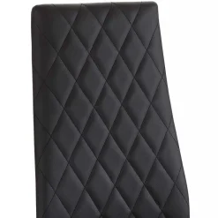 Wohnen Küchenstühle|Esszimmerstühle*Kunstleder Stühle mit hoher Lehne - Sanura (Set)