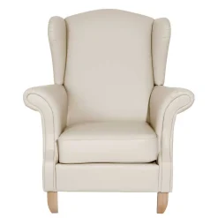 Wohnen Sessel & Hocker*Kunstledersessel mit Ohren in Beige - Maduera