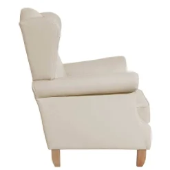 Wohnen Sessel & Hocker*Kunstledersessel mit Ohren in Beige - Maduera