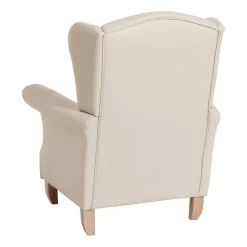 Wohnen Sessel & Hocker*Kunstledersessel mit Ohren in Beige - Maduera