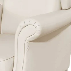 Wohnen Sessel & Hocker*Kunstledersessel mit Ohren in Beige - Maduera