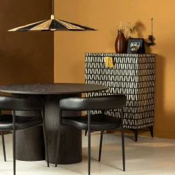 Wohnen Wohnzimmerstühle*Kunstlederstühle in Schwarz - Austral (2er Set)