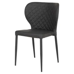 Wohnen Küchenstühle|Esszimmerstühle*Kunstlederstühle mit Rauten Steppung - Trendenca (4er Set)