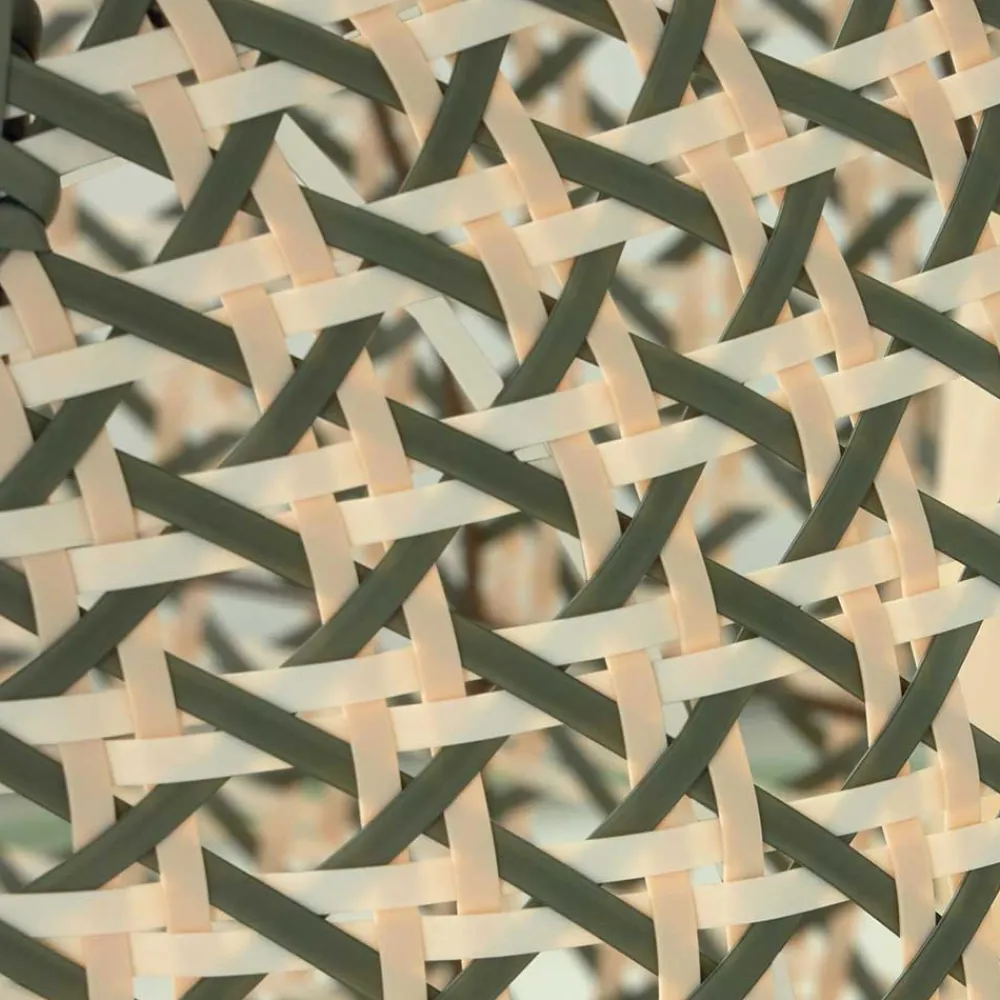 Wohnen Sessel|Rattanmöbel*Kunstrattan Geflechtsessel hängend mit Gestell - Axinta