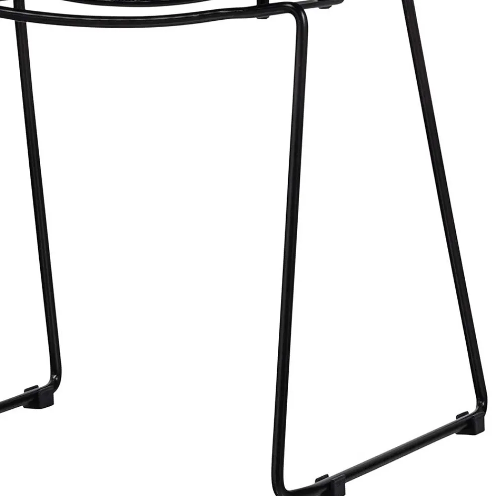 Wohnen Kunstrattan Stühle in Schwarz - Delhia (2er Set)