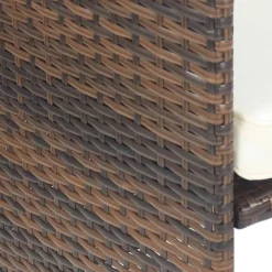 Wohnen Kunstratten Outdoorstühle in Braun - Dorau (2er Set)