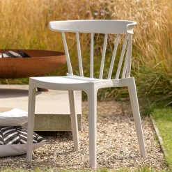 Wohnen Wohnzimmerstühle*Kunststoff Stühle in Hellgrau - Modesta (2er Set)