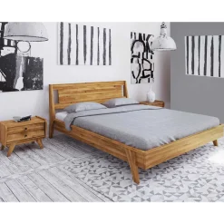 Wohnen Kurzes Bett mit Unterlänge 190 cm - Hardus (dreiteilig)