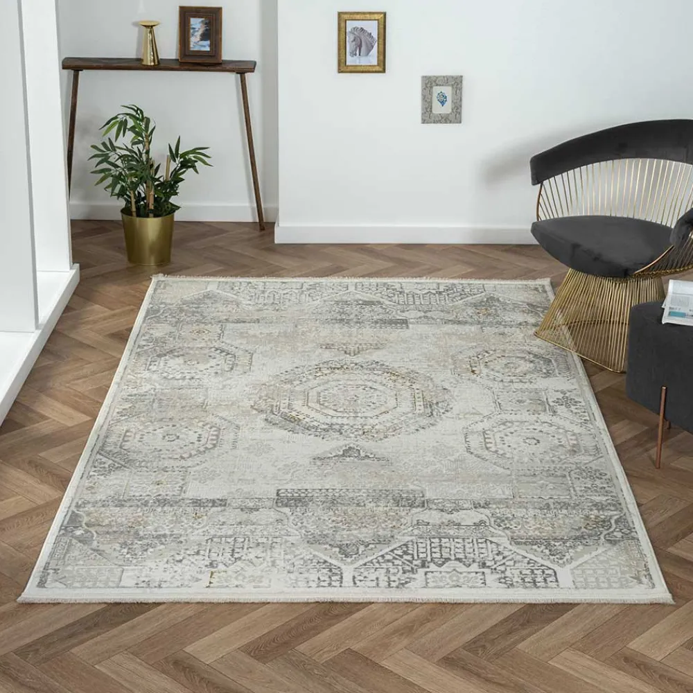 Wohnen Kurzflor Brücke in drei Rechteckgrößen - Castania