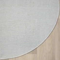 Wohnen Kurzflor Teppich in Rund 120cm - Elixar