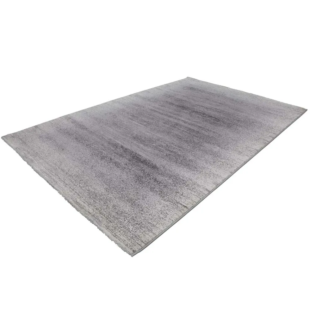 Wohnen Teppiche*Kurzflor Teppich in Silbergrau - Atarina