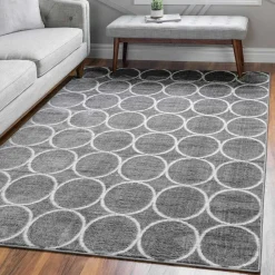 Wohnen Kurzflor Teppich mit geometrischem Muster - Wevera