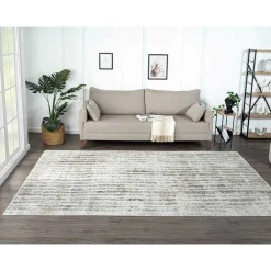 Wohnen Kurzflor Teppich mit Struktur modern - Lusanne