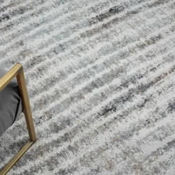 Wohnen Kurzflor Teppich mit Struktur modern - Lusanne