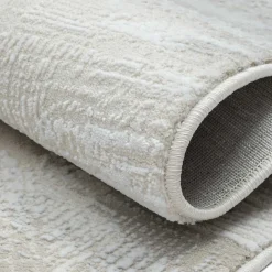 Wohnen Kurzfloriger Teppich in Beige & Creme - Helsico