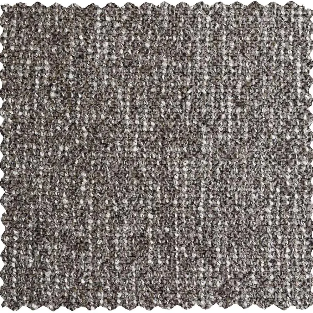 Wohnen L Sofa im Skandi Design in Grau Chenille - Grandessa