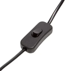 Wohnen Lampenfuß aus Metall mit Papierkordel Geflecht - Notana