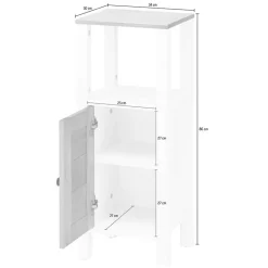 Wohnen Badezimmer Komplett*Landhaus Badmöbel aus Massivholz - Zavieca (vierteilig)