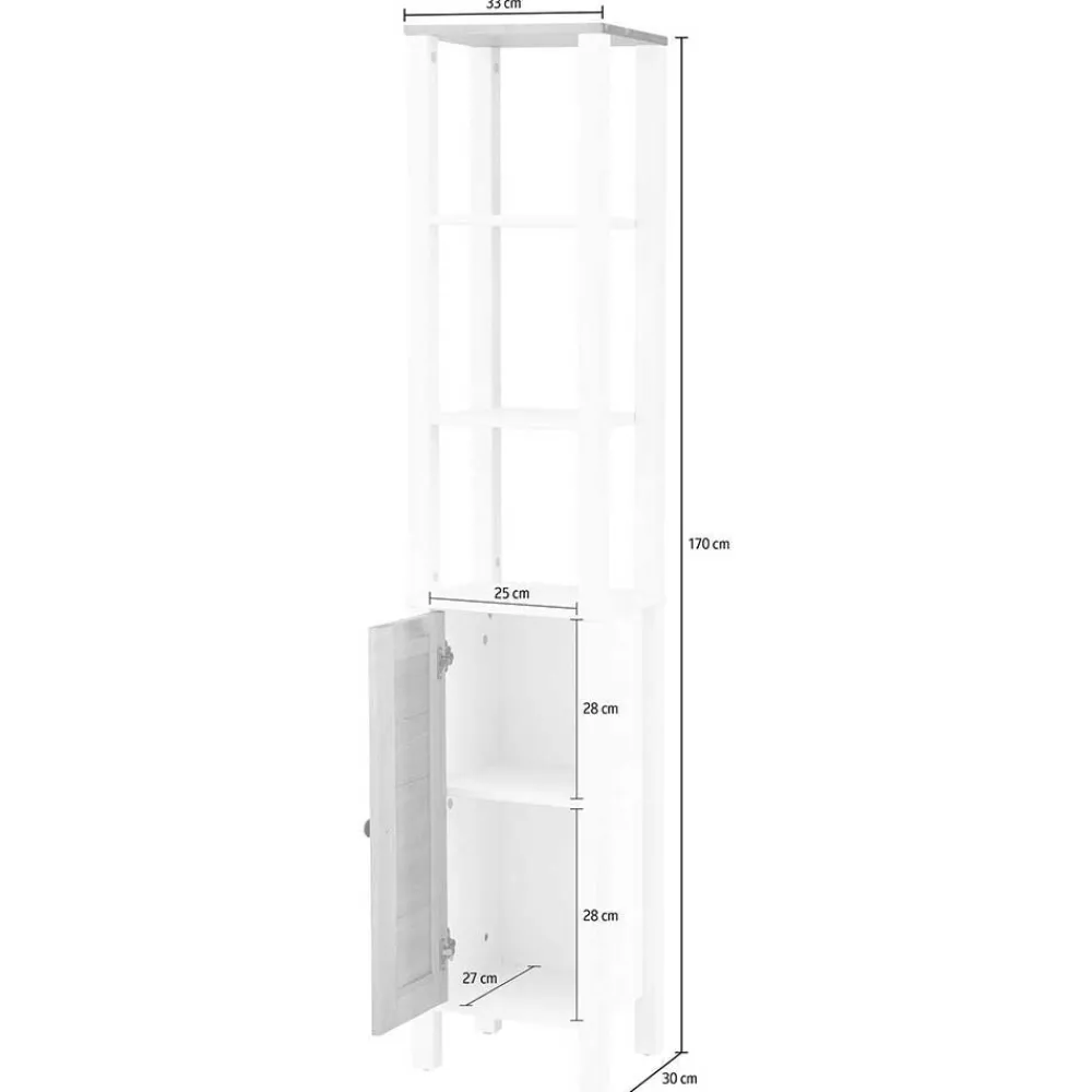 Wohnen Badezimmer Komplett*Landhaus Badmöbel aus Massivholz - Zavieca (vierteilig)