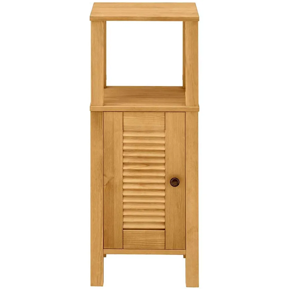 Wohnen Badezimmer Komplett*Landhaus Badmöbel aus Massivholz - Zavieca (vierteilig)