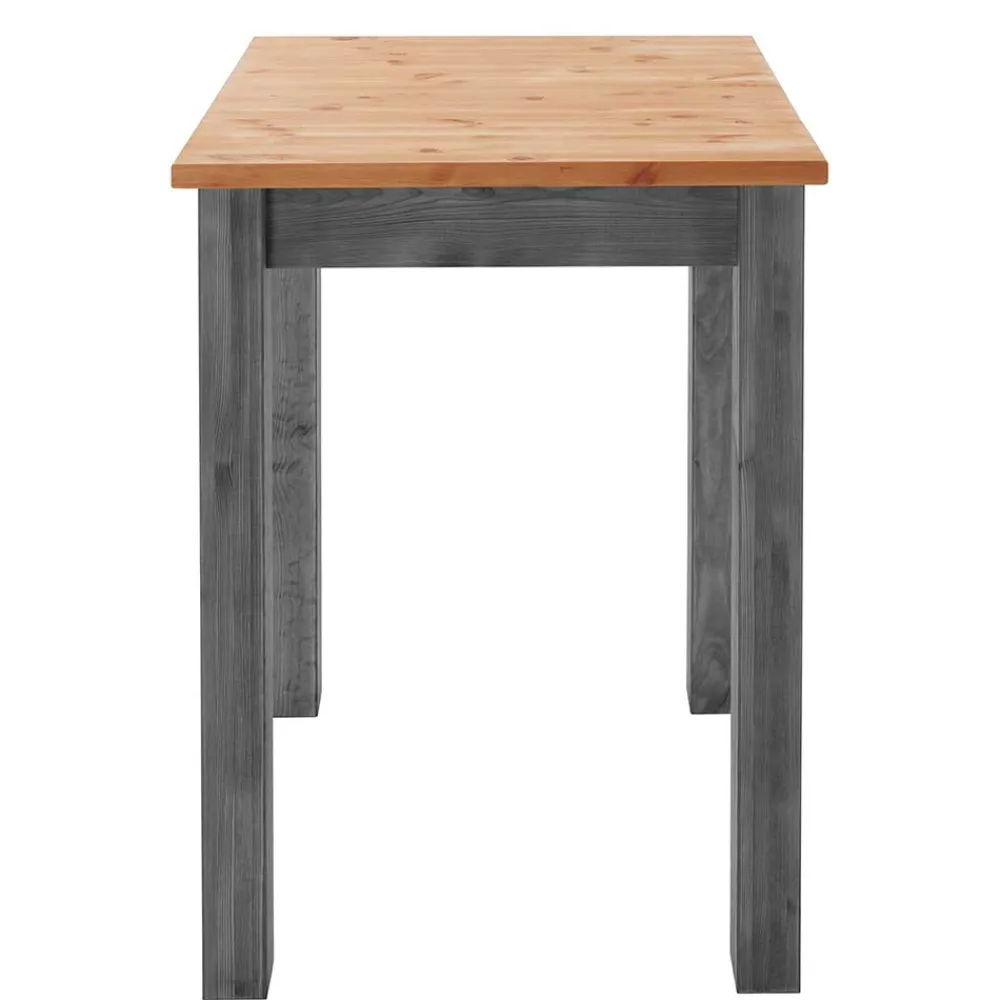 Wohnen Landhausmöbel|Bartische*Landhaus Bartisch in Kiefer Lauge & Grau - Ziamora