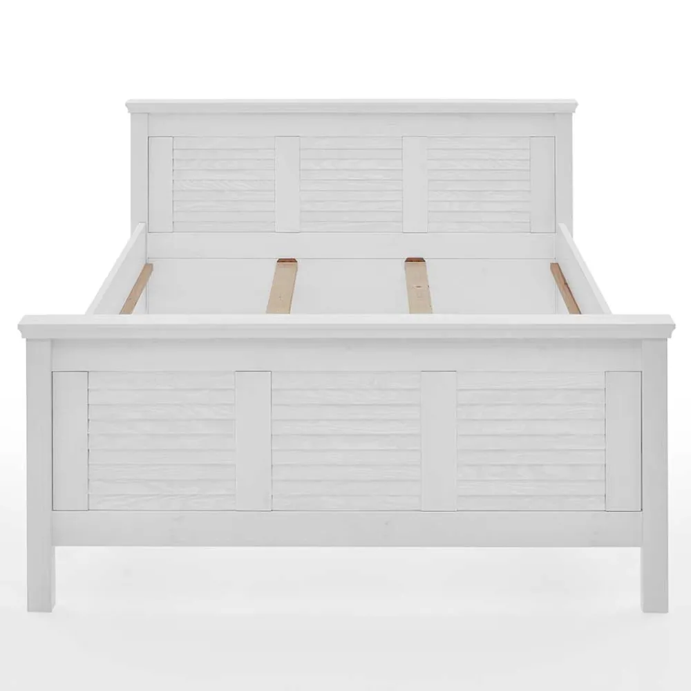 Wohnen Landhaus Bett mit Kopf- und Fußteil - Mira