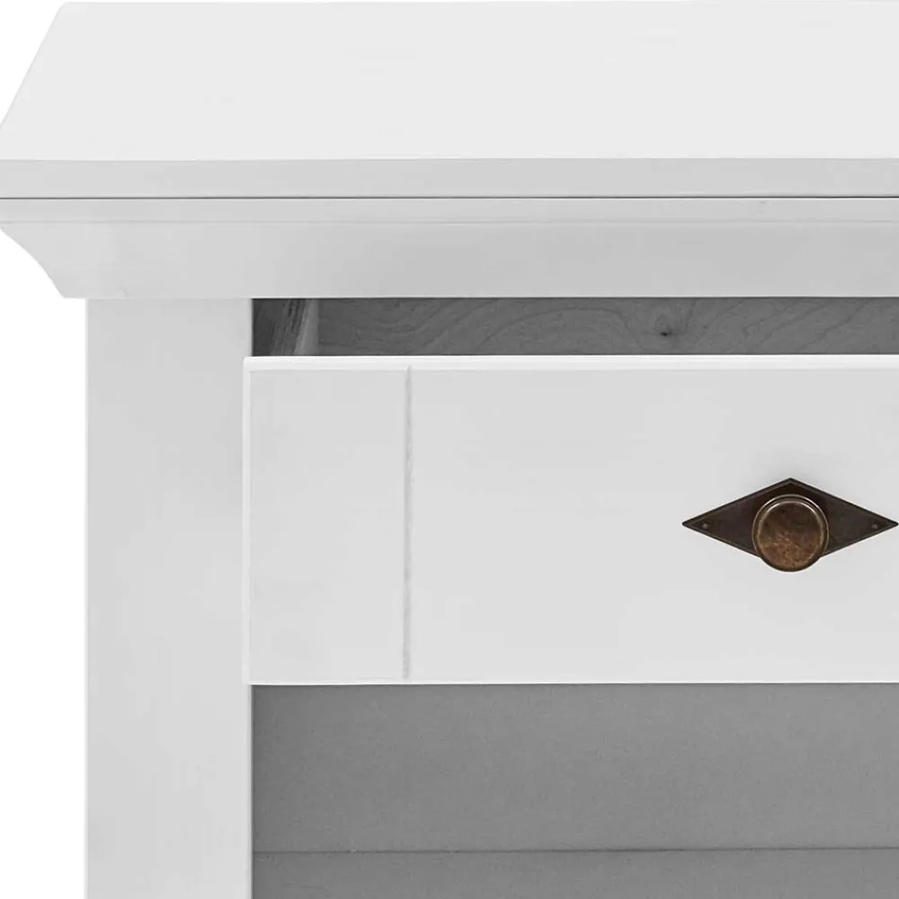 Wohnen Landhaus Bett mit Kopf- und Fußteil - Mira