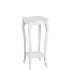 Wohnen Vintage Möbel|Telefontische*Landhaus Blumentisch in Weiß lackiert - Emdan