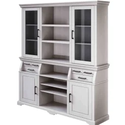 Wohnen Wohnzimmerschränke|Schränke*Landhaus Buffetschrank in Weiß Kiefer gewachst - Curcay