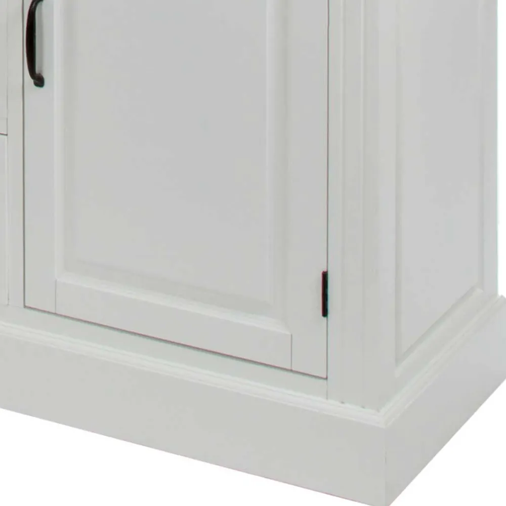 Wohnen Landhaus Buffetschrank in Weiß & Graubraun - Bleaks